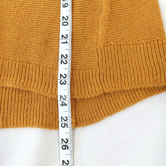 Madewell Riverside Mustard Textured Crewneck Sweater - Picture 14 of 15